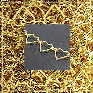 Chain-Gold plated - 11 (1 metre)